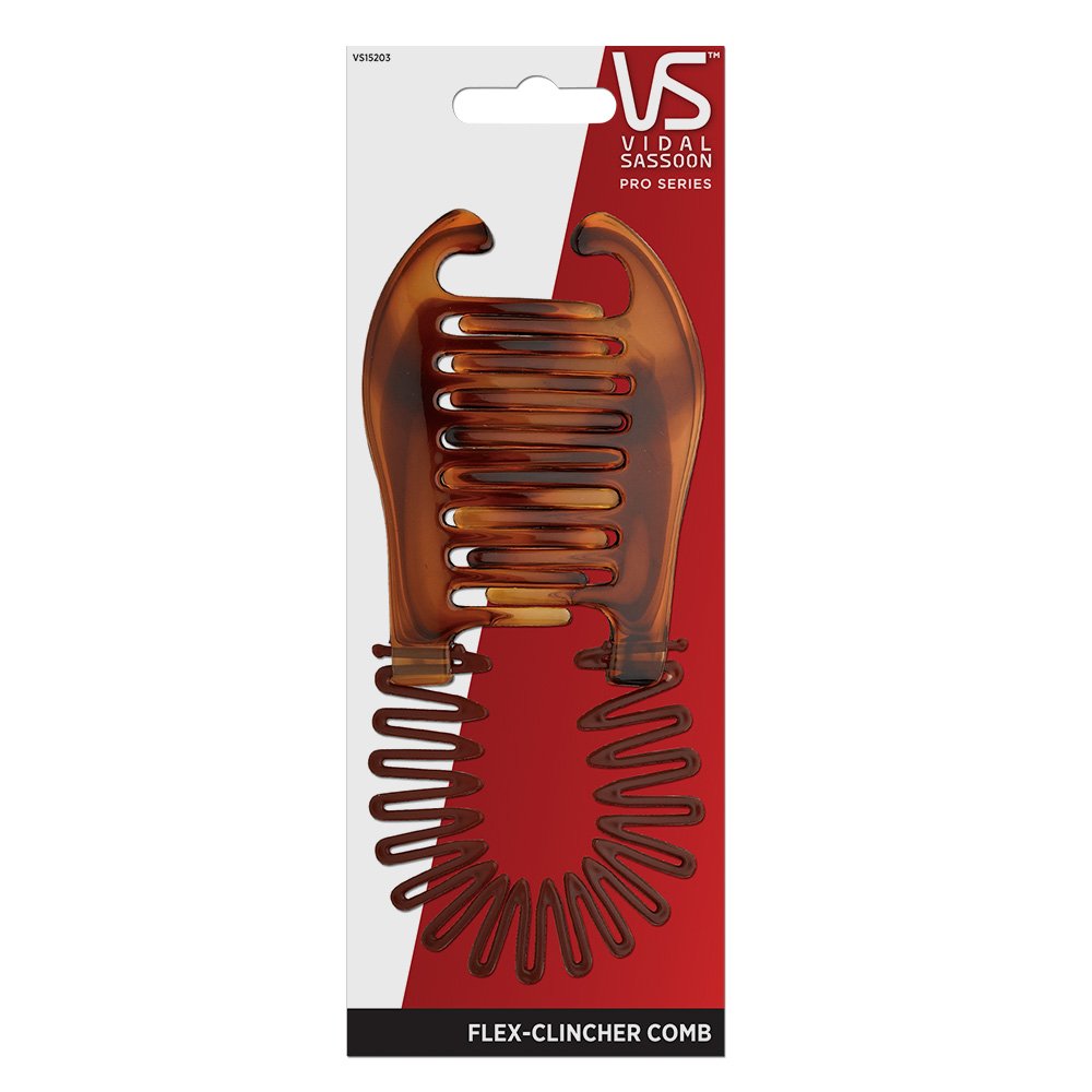 Vidal Sassoon Flex Clincher Comb, Brown