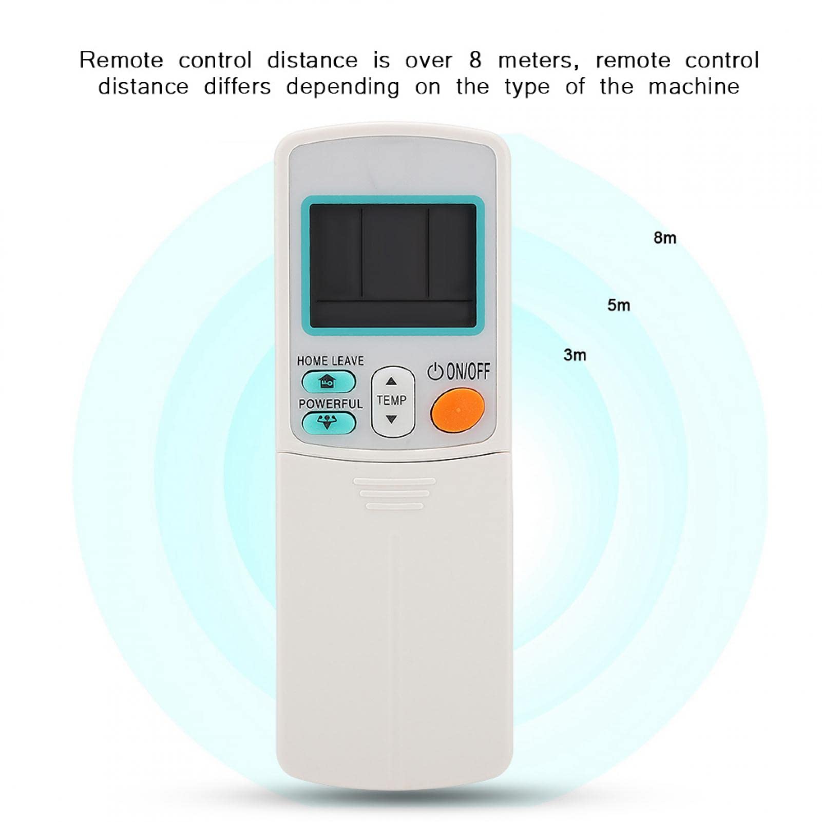 Télécommande Universelle de Rechange pour climatiseur Compatible avec Alpin, Daikin, ELECTROLUX, FUJITSU, Hyundai, Mitsubishi, PANASONIC, Samsung, Toshiba, York + Autres modèles/télécommande de
