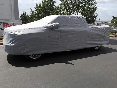 Miniatura 4 de CarsCover - Funda para Dodge Ram Crew Cab Quad Cab 2019-2023 de 6.4 pies, caja de cama corta, camión, cubierta de automóvil, resistente, resistente