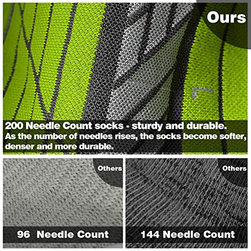 Image of Hylaea No Show Running Athletic Anti-Blister Wicking Coolmax Socks, Seamless Anti-odor
