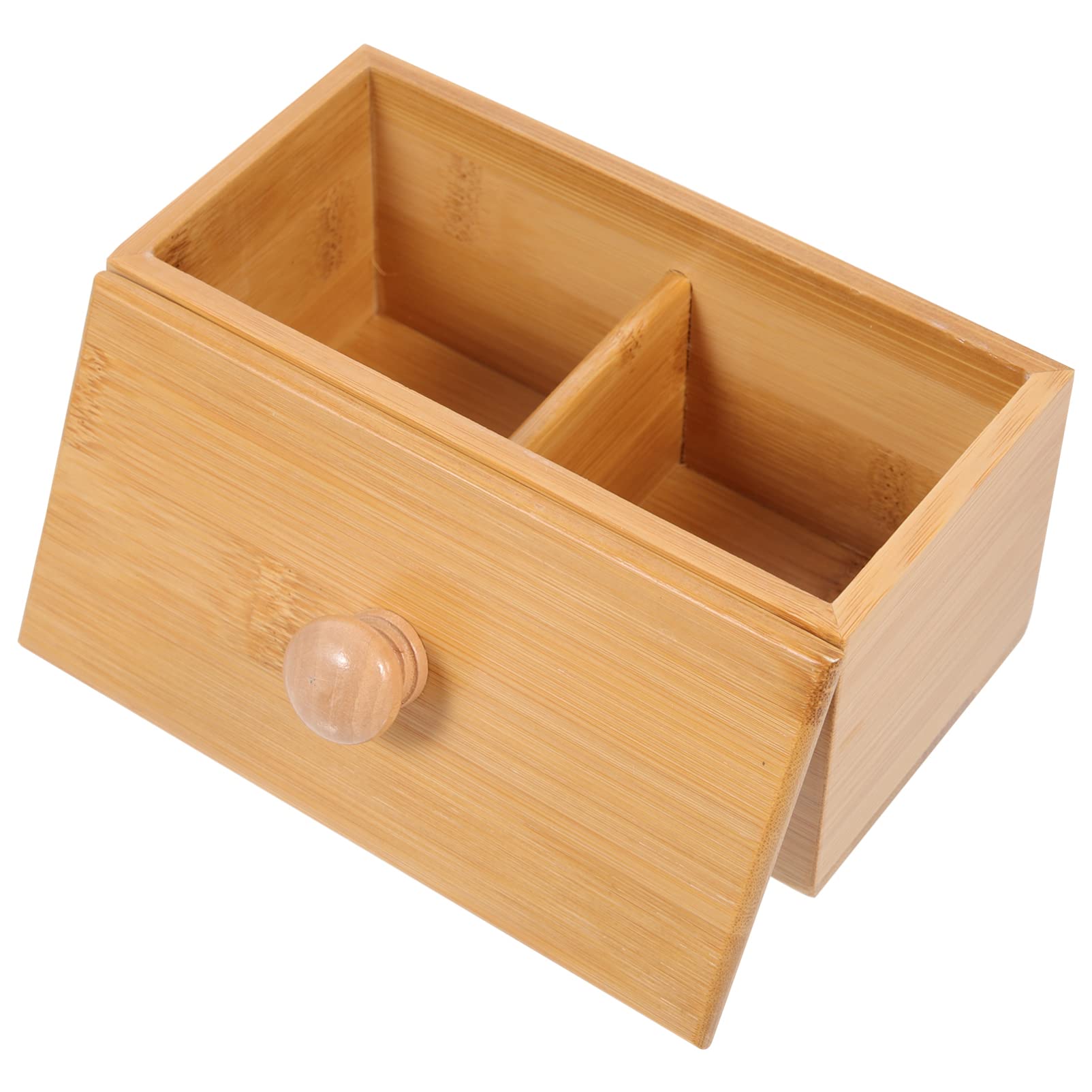 Garneck Tea for Tea Bags Organizer Hotel Coffee Bag Holder Bamboo Storage Box Sugar Packet Holder Tea Storage