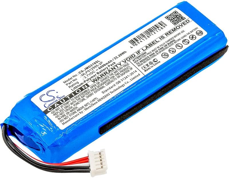 VI VINTRONS Battery for JBL Charge 2 Plus, Charge 2+, GSP1029102, MLP912995-2P,