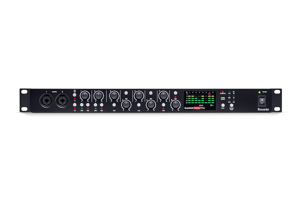 DTM・DAW Focusrite scarlett Octe Pre Focusrite Scarlett Dynamic Eight-channel Mic Preamp