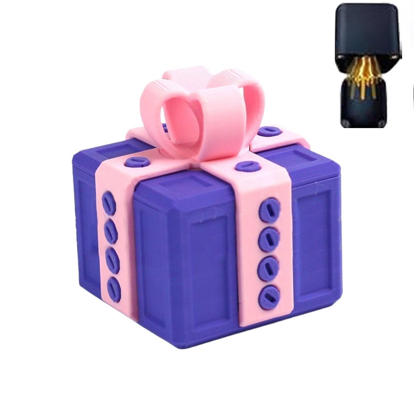Middle Finger Surprise Gift Box, Prank Gift Box, Annoying Funny 3D Printed Screw Gifts Boxes, Annoying Present Boxes with Middle Finger, Interactive Tabletop Ornament with Surprise Gag for Christmas
