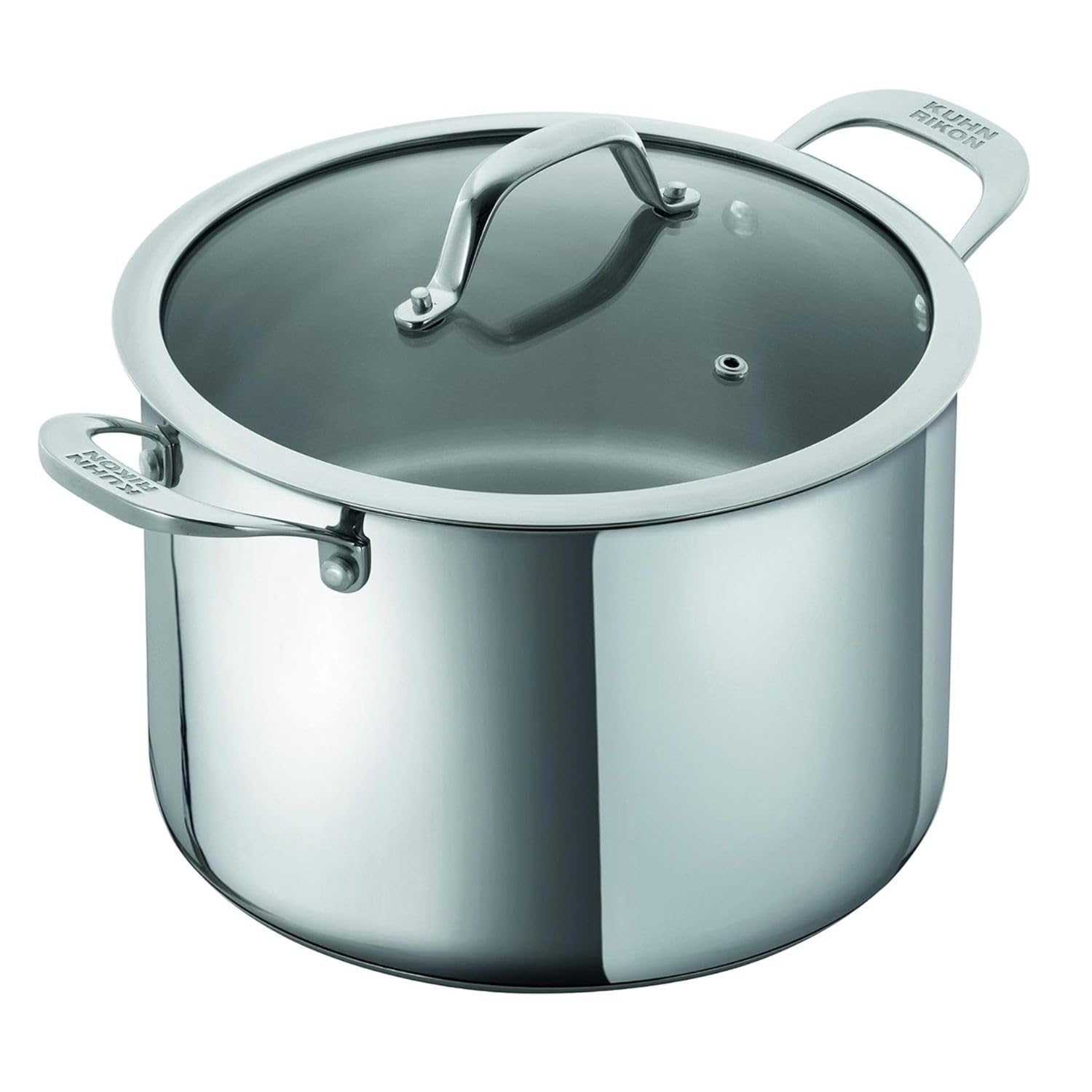 Kuhn Rikon Allround Stainless Steel Casserole Pot - 24cm Diameter, 8.5L Capacity