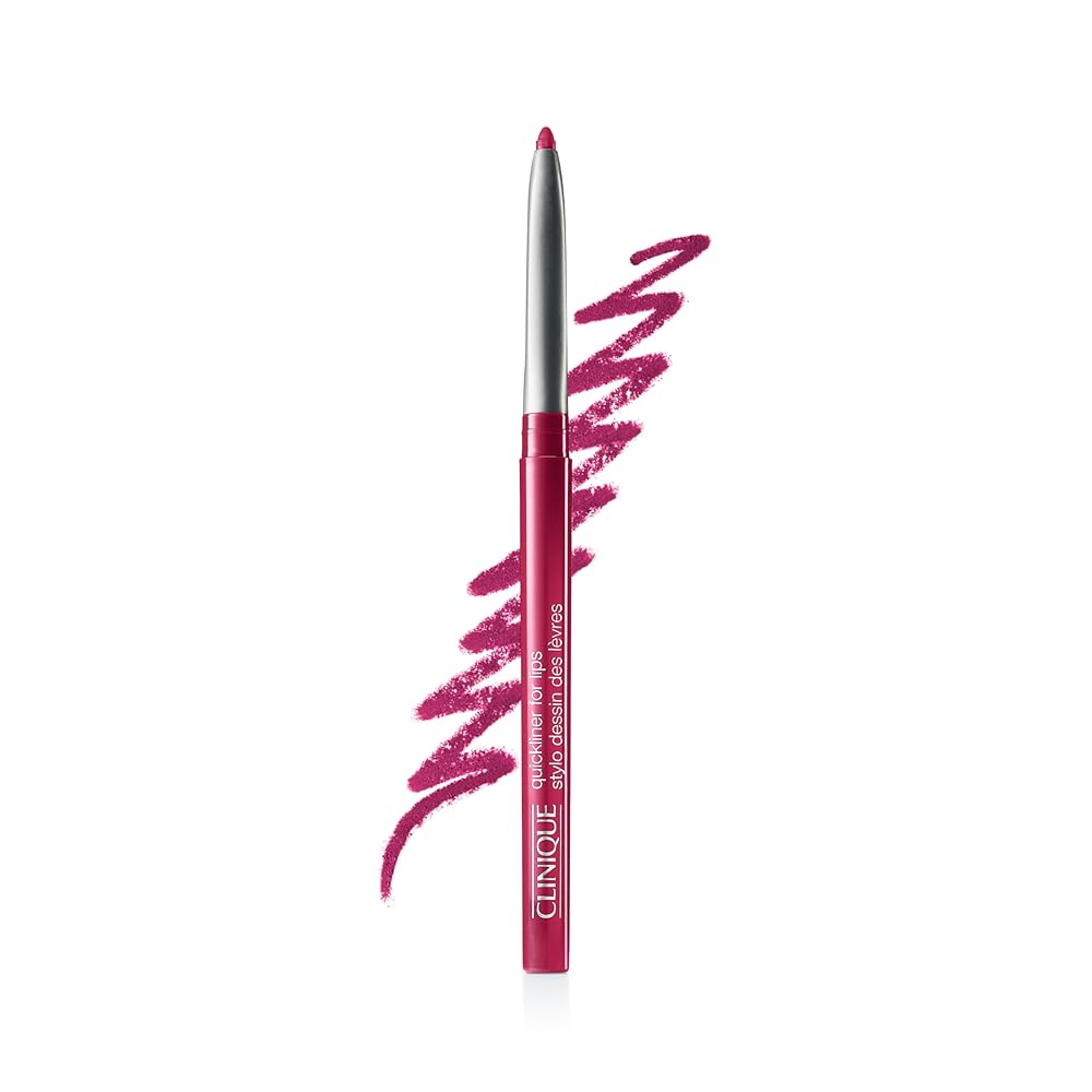 Clinique Long Lasting Quickliner Lip Liner | Non-Drying + No Sharpening, Intense Jam