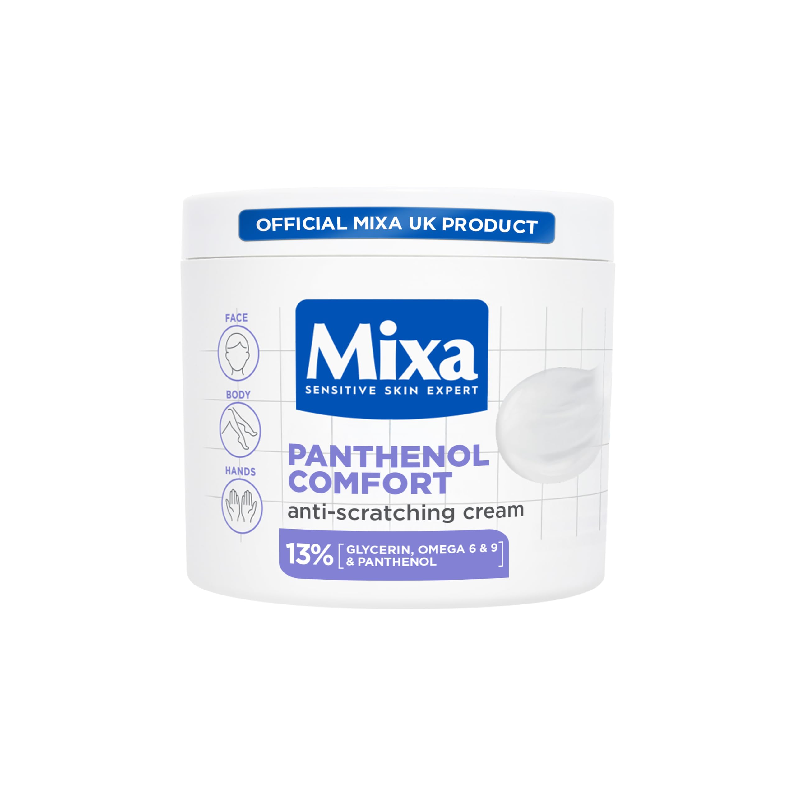 Mixa Body Cream Panthenol Comfort Restoring Eczema Prone Skin 400ml