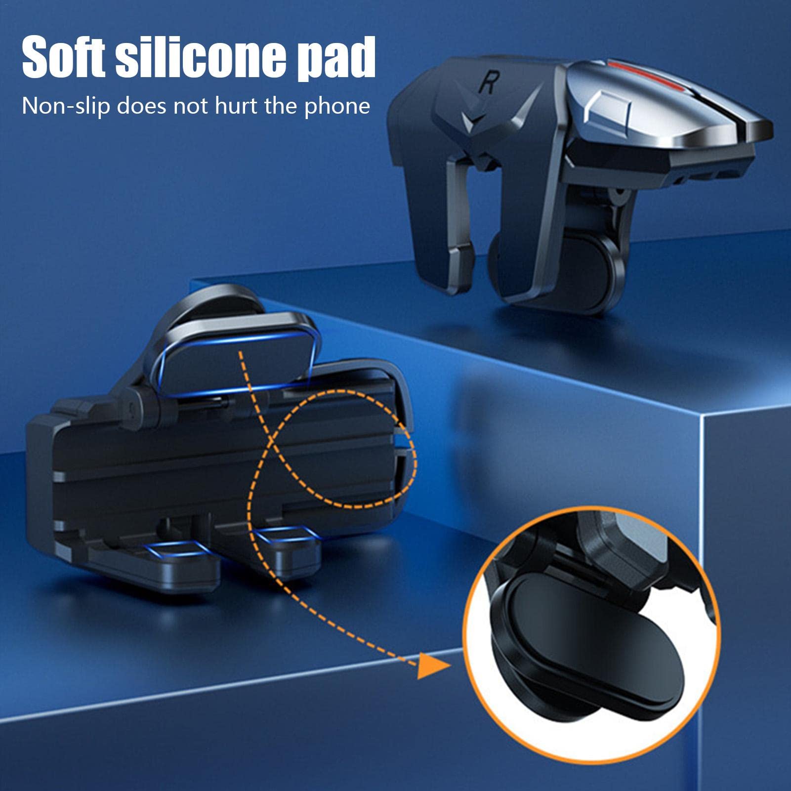 Leling 10 sztuk – ergonomiczny wyzwalacz, minimalne opó?nienia | Kontroler do gier do telefonu Plug and , zapobiega skomplikowanej obs?udze, mobilny kontroler Sensitive Shoot Aim [video game]