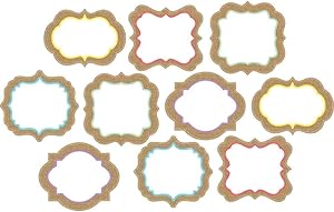 Teacher Created Resources Shabby Chic Burlap Accents (77192)