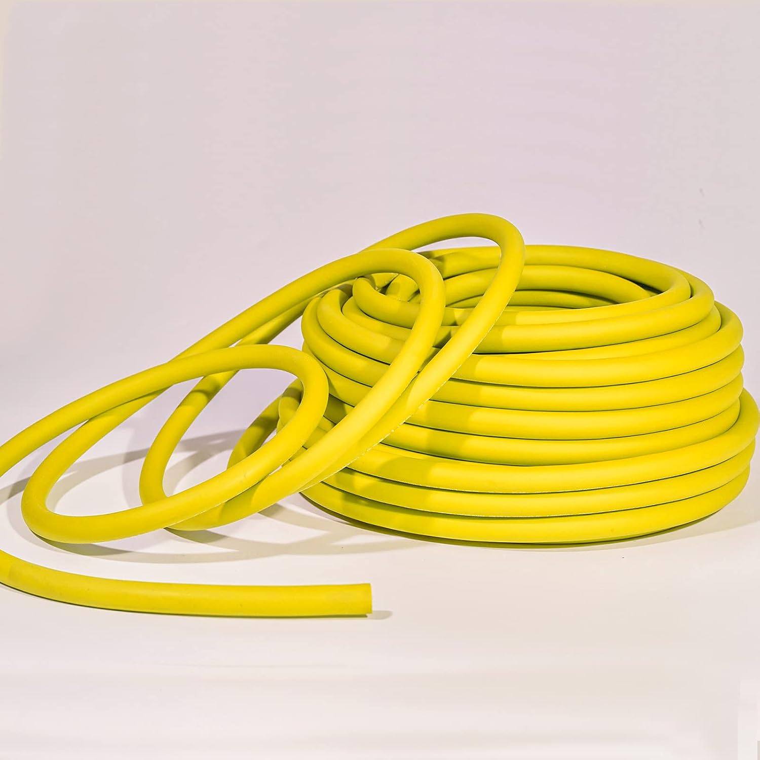 BHTOP 3/8"x250FT AIR HOSE 3/8' WP 300PSI MNPT Fittings Heavy Duty, Lightweight Air Compressor Hose with Safety Goggles Includes