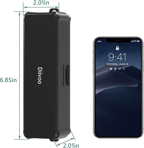 Miniatura 6 de Diivoo - Cubierta de seguridad para cable de extensión para exteriores, paquete de 3 unidades, caja de conexión eléctrica resistente a la intemperie