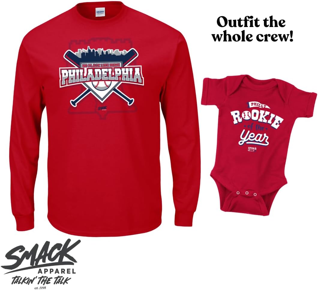 No Place Like Home T-Shirt for Philadelphia Baseball Fans (SM-5XL) - Image 5