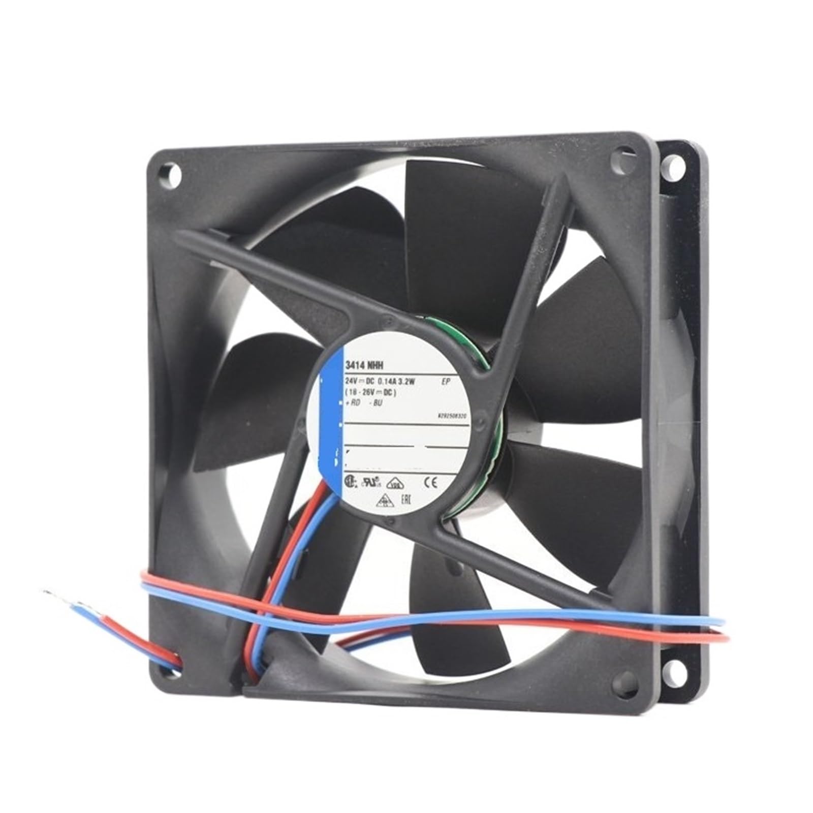 EGTDSFGJA 3414NHH 24V DC 3.2W 3250RPM 92X92X25mm 9225 9cm Cooling Fan