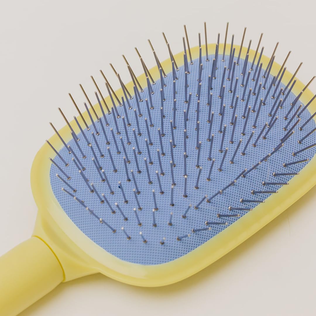 Kaxi Metal Bristle Hair Brush with Free GRWM Clips