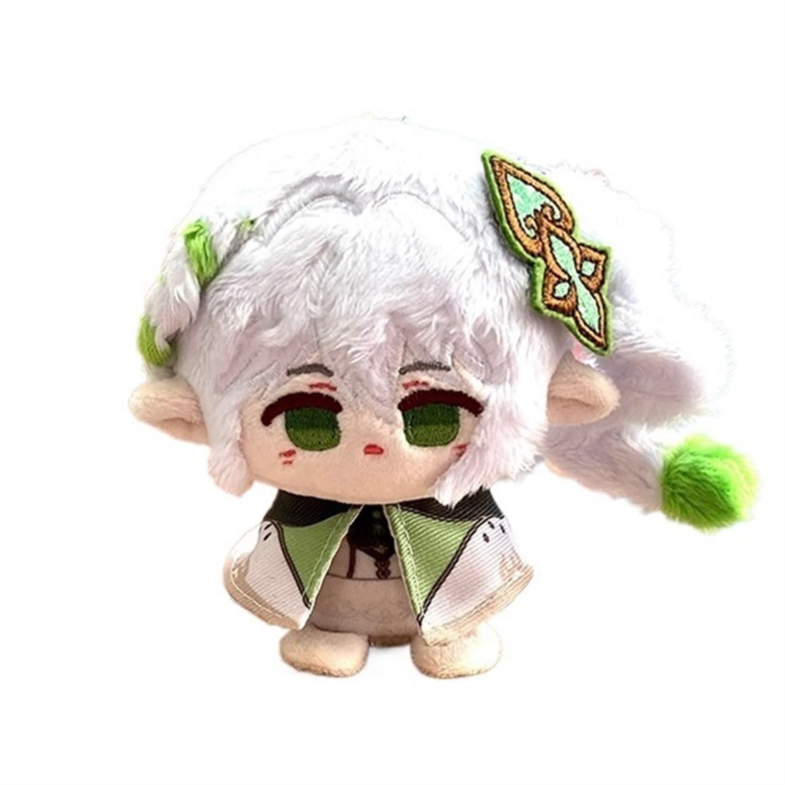 TOPLITHE Genshin Plush, 12CM Anime Plushie Toy Cute Soft Impact Stuffed Doll Keychain Carcoon Figure for Fans Gift(Nahida)