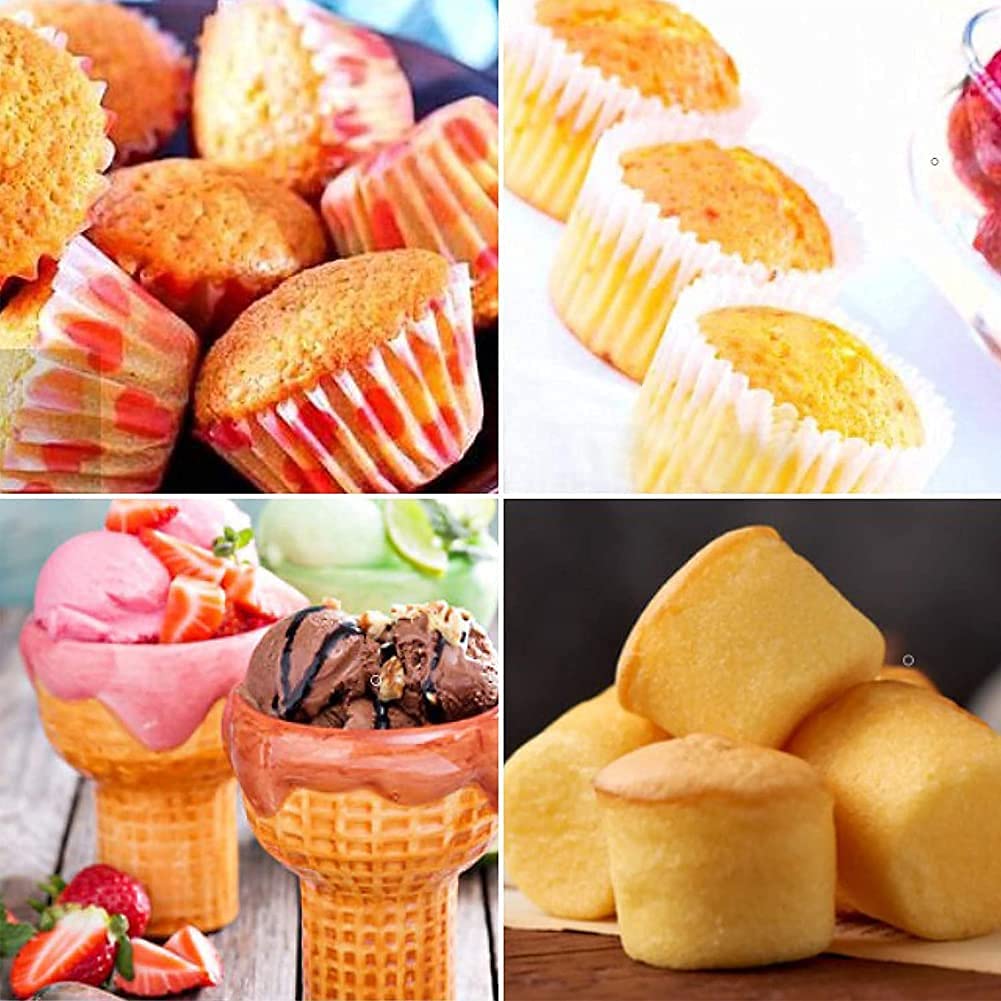 HSF Molde de silicona para tartas con 6 agujeros, molde para tartas de pudín de color aleatorio