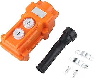 Interruptores de corrente de guindaste Interruptores de botão de pressão Botão de elevação Interruptor Controlador Estação de controle PARA CIMA Para baixo Suspensão de elevação Controlador à prova de