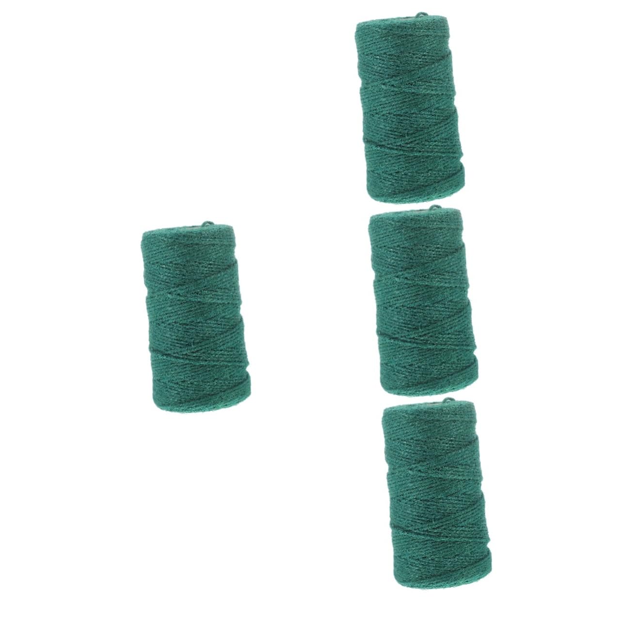 NUOBESTY 4rollen Natürliche Jute-schnur Garten-bindfaden Umweltfreundliches Jute-seil Für Dekoration Basteln Und Pflanzen Für Hochzeiten Und Feiertage
