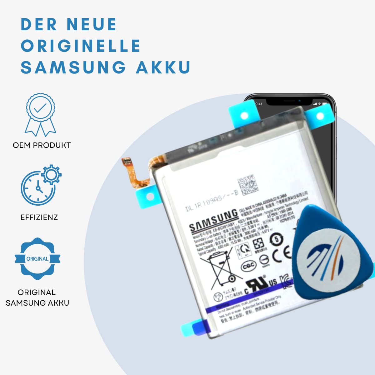 Originale Batteria EB-BG998ABY per Samsung Galaxy S21 Ultra G998 | cellulare smartphone GH82-24592A | Celle agli ioni di litio | 3,85 V 5000 mAh | Batteriasostitutiva di marca | con i dadi