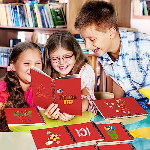 Image of Yahenda 72 Pcs Spiral Notebooks,1 Subject,Wide Ruled, Red