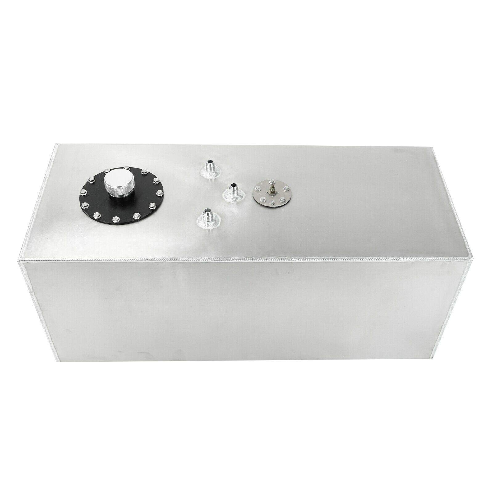 (similar)Top Feed Fuel Cell Gas Tank+Cap+Level Sender 72L Silver