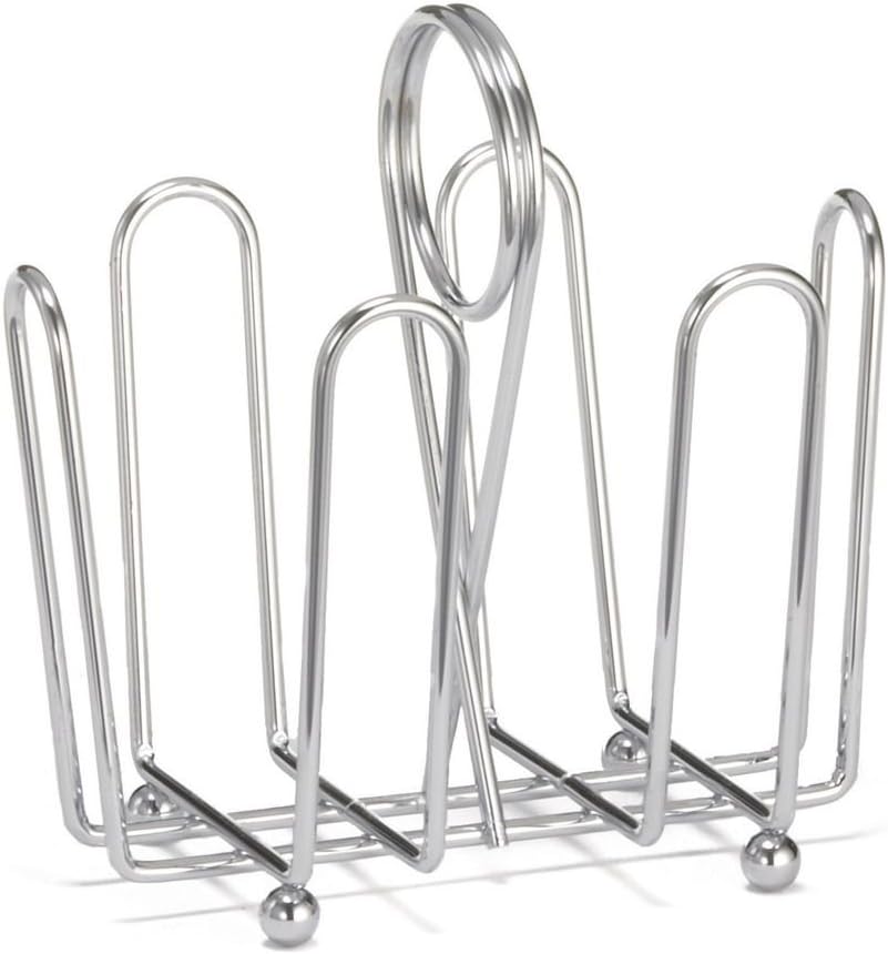 Tablecraft Chrome Plated Wire Sugar Packet Rack Sugar