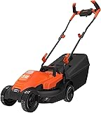 Black + Decker bemw451bh-qs Wired Lawnmower 3 Height 32 cm, 1200 Watt, Orange - 1