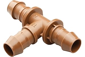 Rain Bird Drip Irrigation Universal Barbed Tee Fitting
