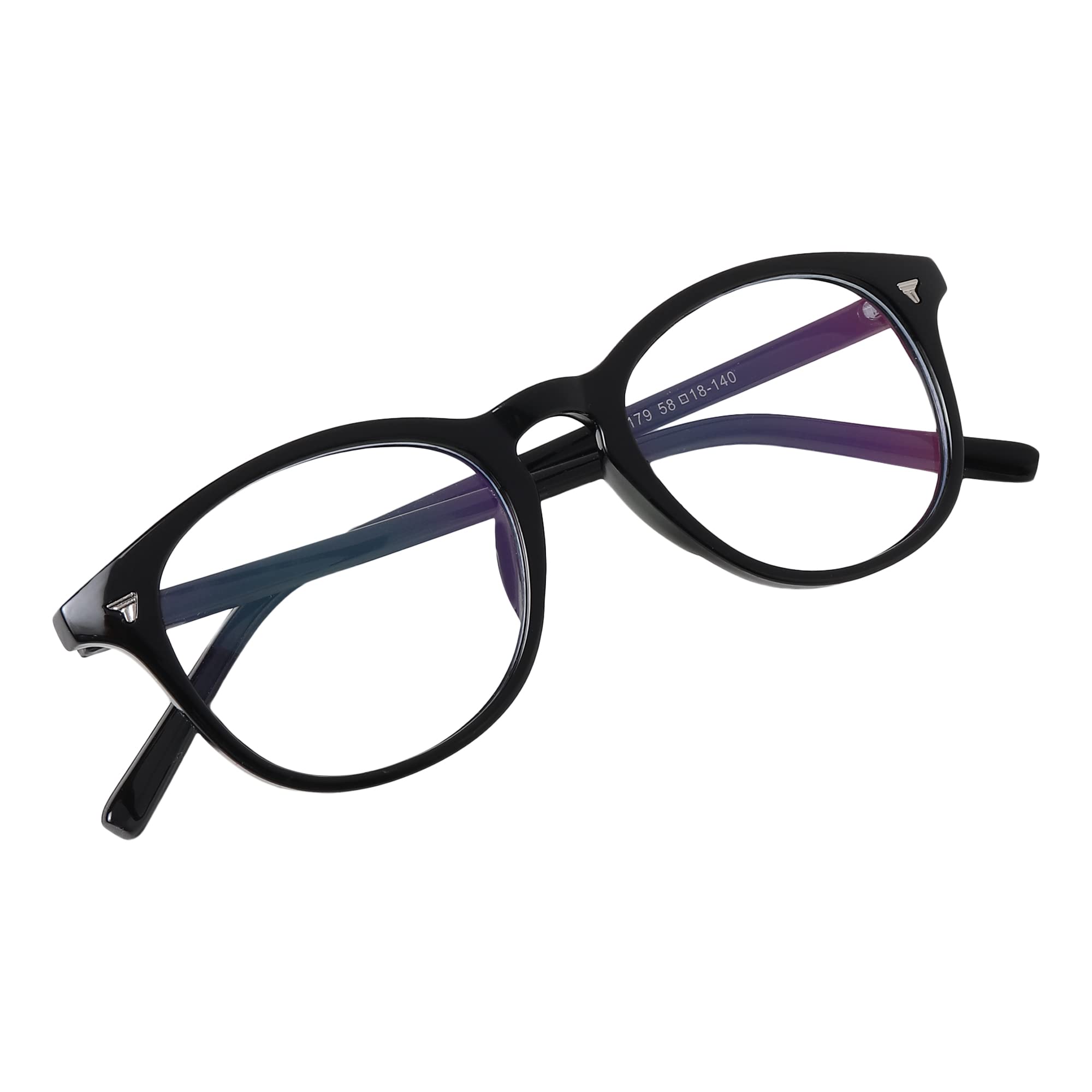 Dervin Spectacle Glasses Frames Dervin Oval Blue Cut Computer