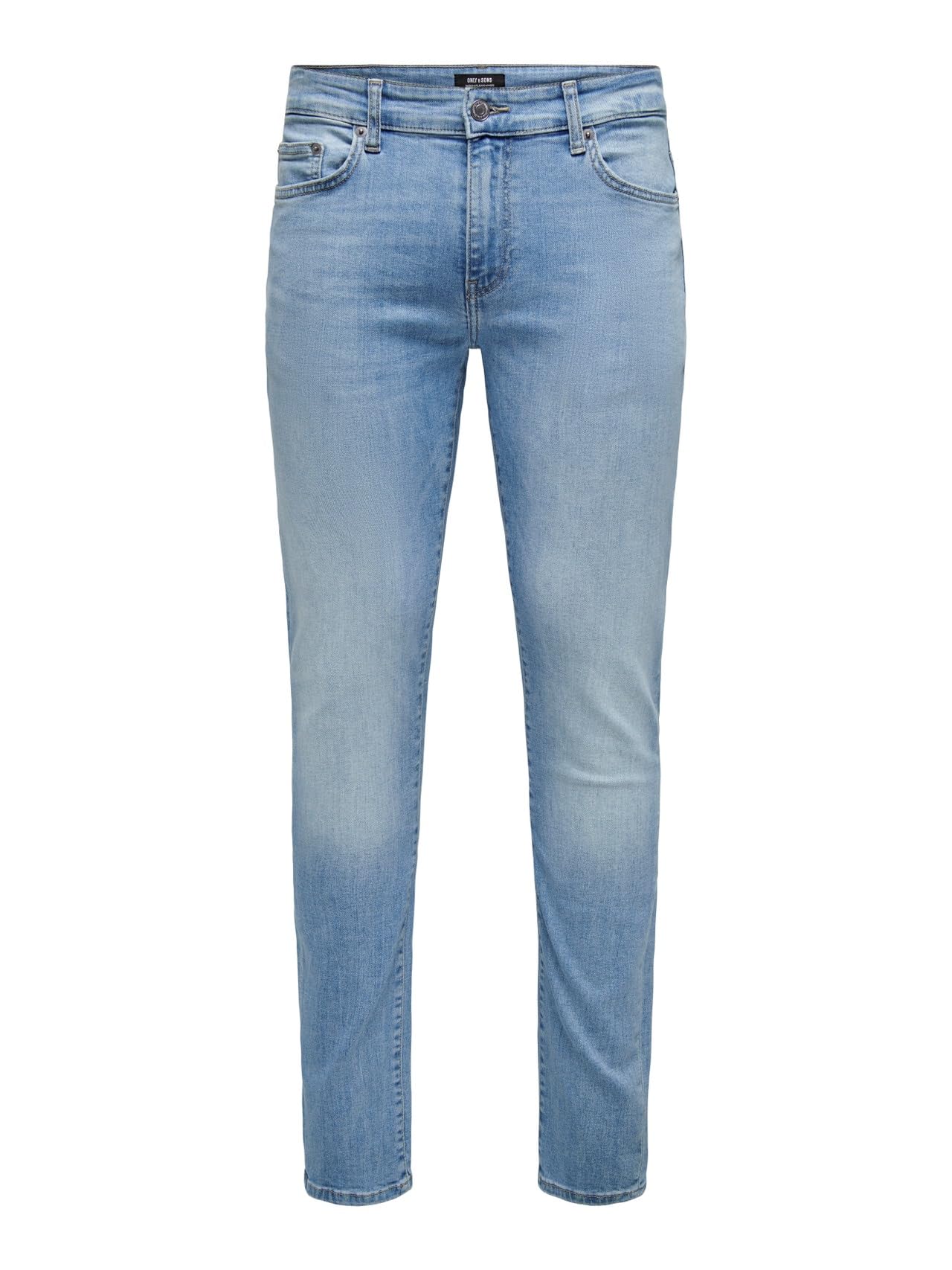 ONLY & SONS Male Slim Fit Jeans, Light Blue (Light Blue Denim), 29 W/32 L