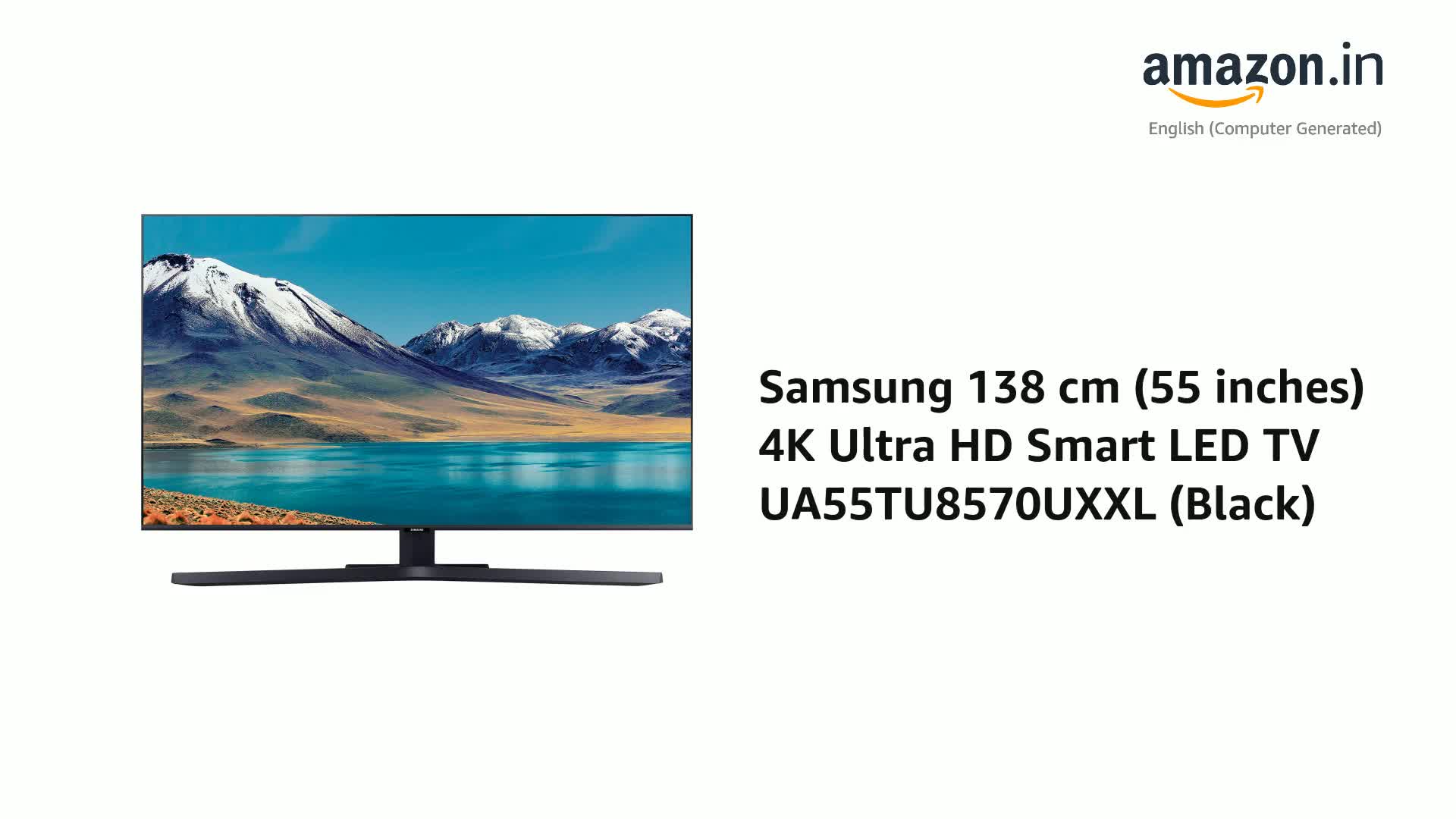 【送料込】Samsung UHD TV UN55 HU8550 4K 55インチ 263096-lcdledplasmatvs-samsung