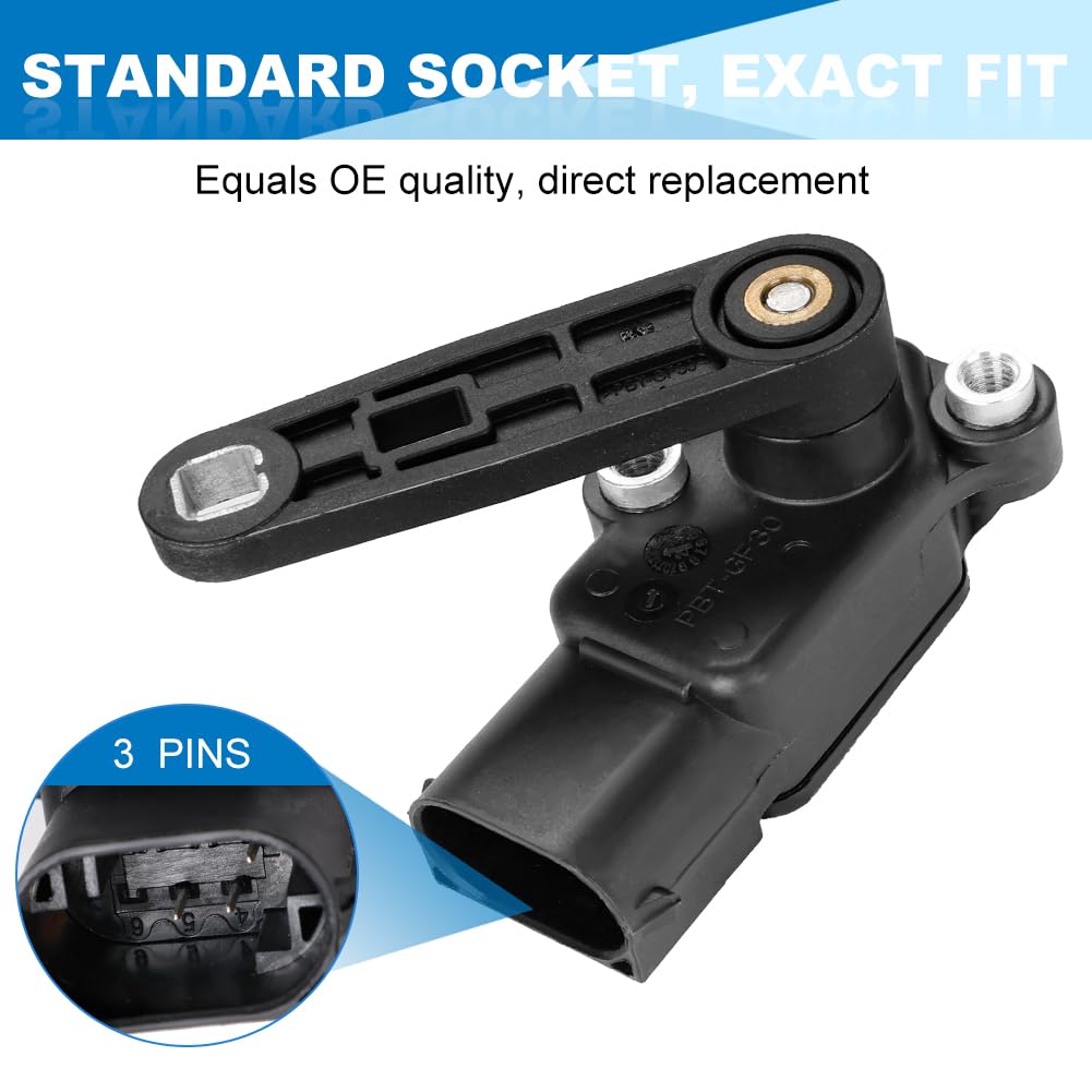 JDMON Suspension Height Level Sensor Replacement for BMW X5 2014-2020, X4 X7 2019-2020, X3 i3s 2018-2019, X1 X2 X6, Replace 37146870200, 37146853747