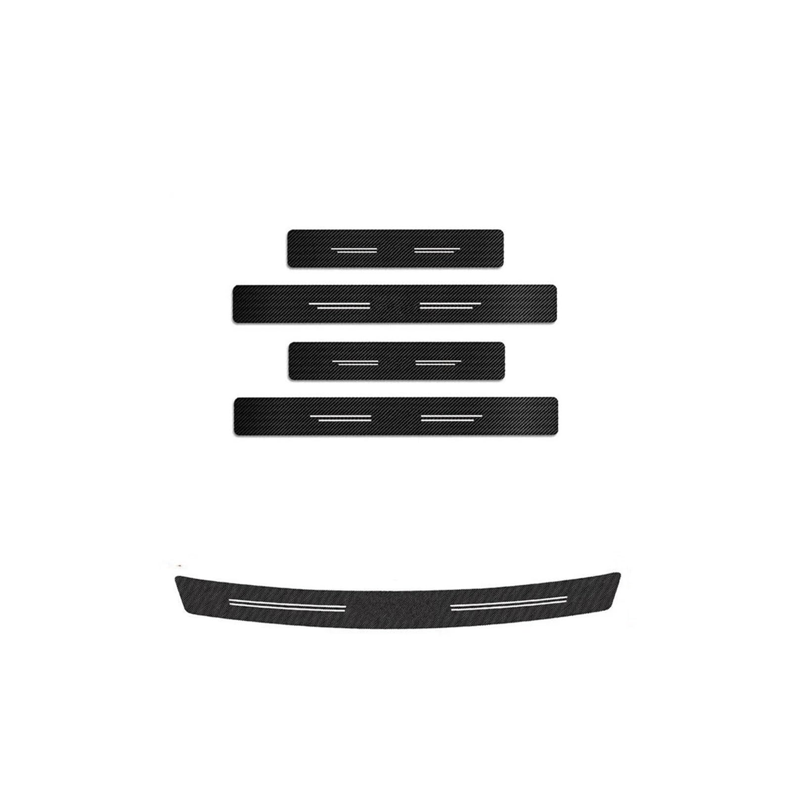 Car Door Sill Stickers Trunk Bumper Pedal Pads for Citroen C4 C3 C1 C2 for Picasso C4l C5 C6 C8 for C-Elysee for VTS for C-Crosser(C8)