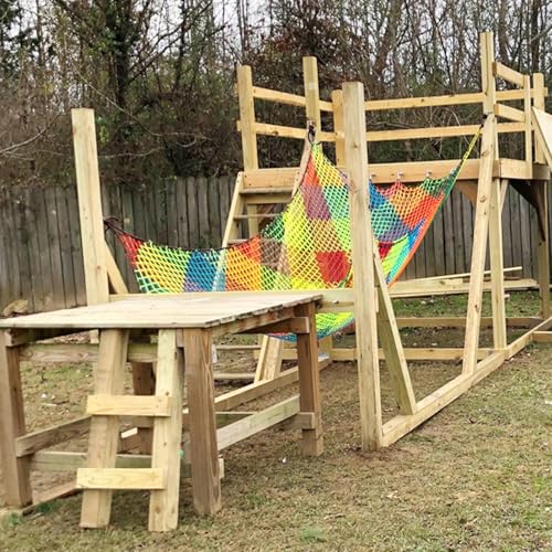 Filet d'escalade de protection multicolore haute résistance pour extérieur - 3