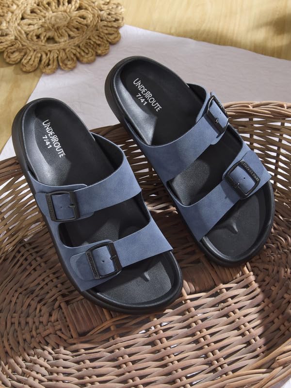 Image of UNDERROUTE mens Underroute Urgh 03 Stylish Durable Soft Footbed Synthetic Casual Sandals for Men Sandal