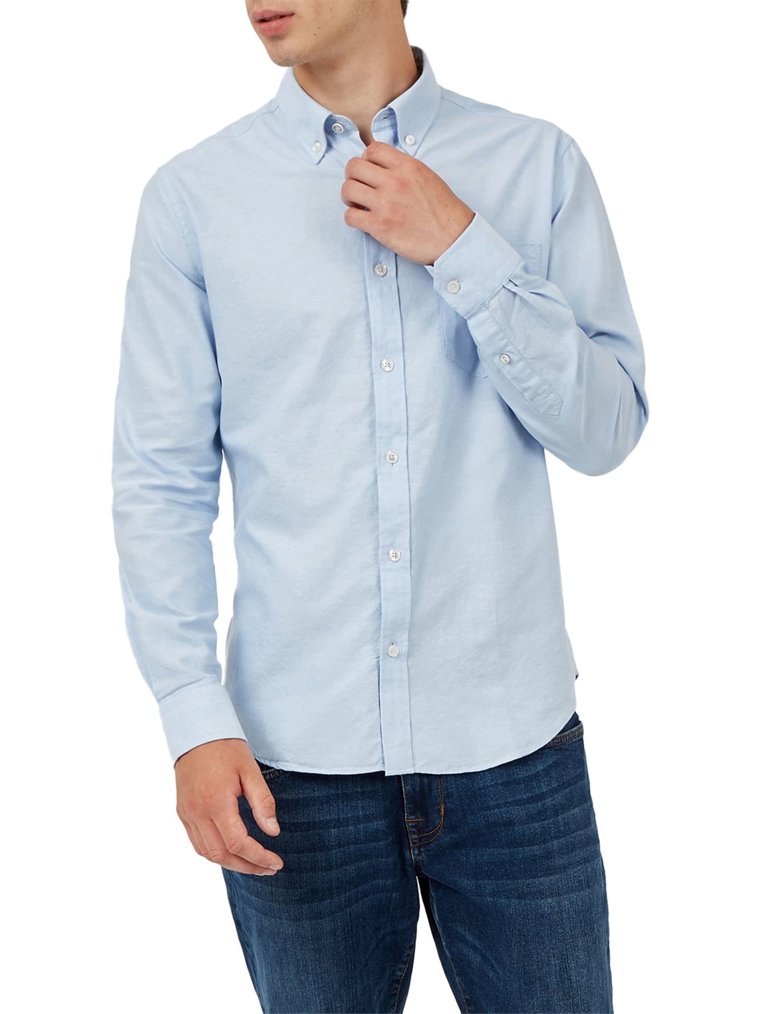 Ben Sherman Mens Sky Casual Button Up Shirt XXXL