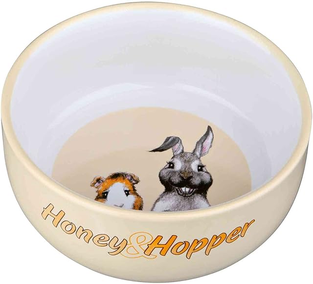 Trixie Honey and Hopper Ceramic Bowl, 11 cm