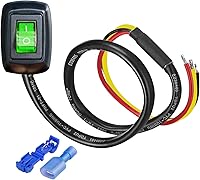 Vista 11 de Interruptor de botón de presión tipo pasta Gebildet con LED y terminal para coche, barco, camión, autocaravana, CC12V/10A, 24V/5A, interruptor Cable