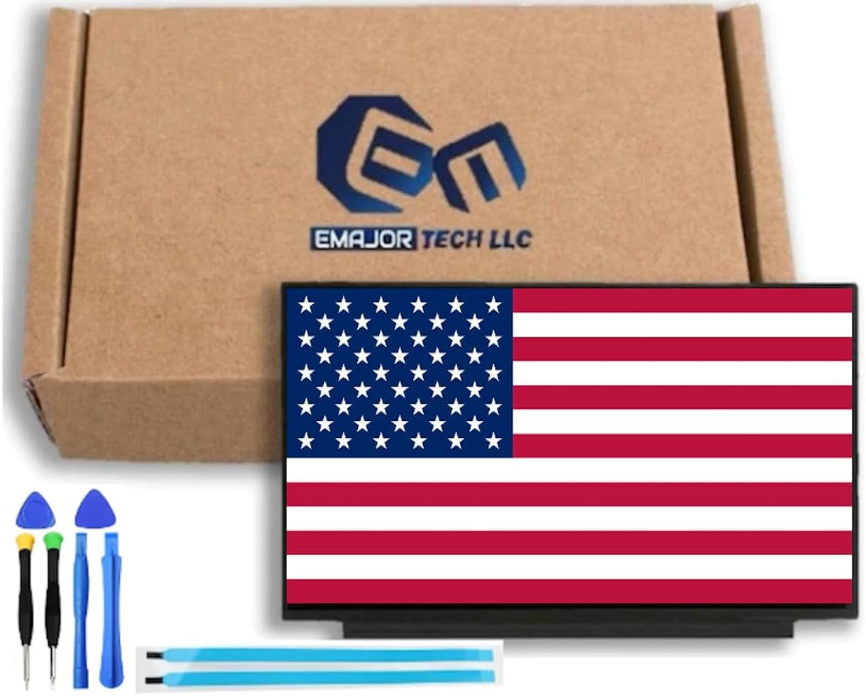 EM EMAJOR TECH New Screen Replacement for Lenovo ThinkPad T14 Gen 2 Type 20W0 1920X1080 FHD Non-Touch LCD LED Display with Set of Tape and Tools