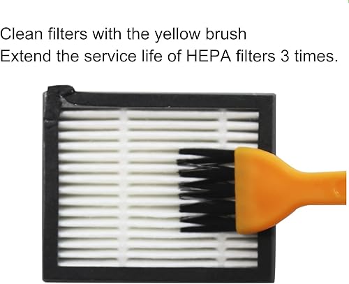 Miniatura 7 de Piezas de repuesto para aspiradora iRobot Roomba serie i & j y e E5 E6 i7 i7+ i3 i3+ i4 i4+ i6 i6+ i8 i8+ j7 j7+Plus, 1 juego de cepillos de goma y