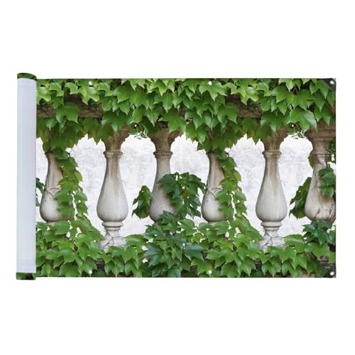 Maximex Balkon-Sichtschutz Mod. Efeu, 5m, blickdichte...