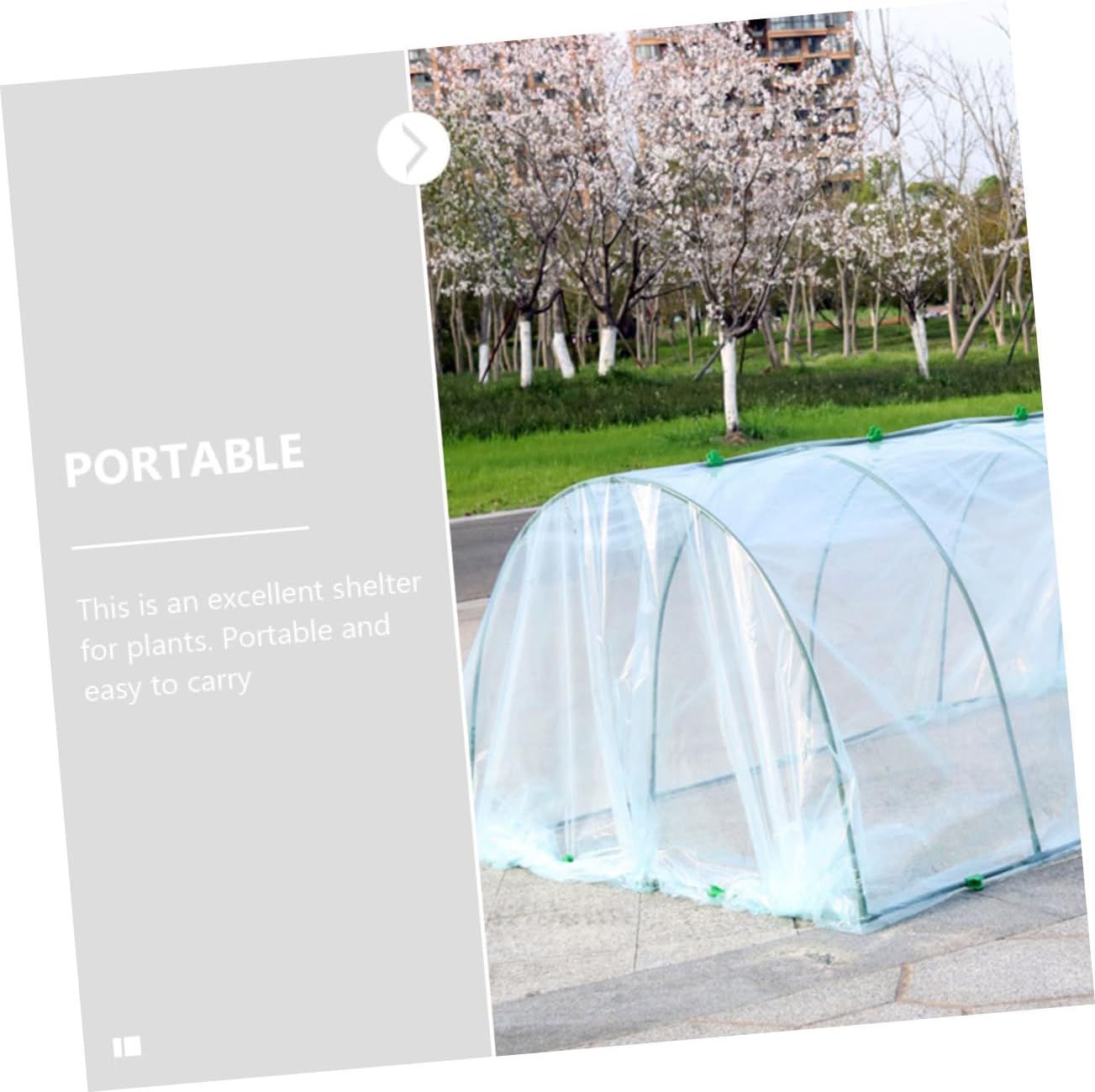 Plant Greenhouse Outdoor Garden Net Easy Install Bracket for Frost Protection