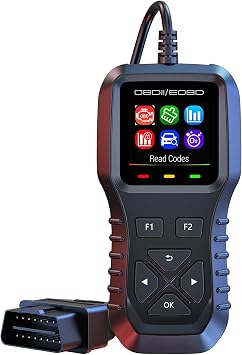 AZIJYV K1 obd2 Scanner,obd2 Scanner Diagnostic Tool,Car Code Reader for Check Engine Light, Real-Live Data, Freeze Frame with Colour Screen, Multilingual Plug & Play for All OBDII & EOBD Vehicles