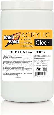 BangBang Acrylic Powder - Clear - 1.5 lbs