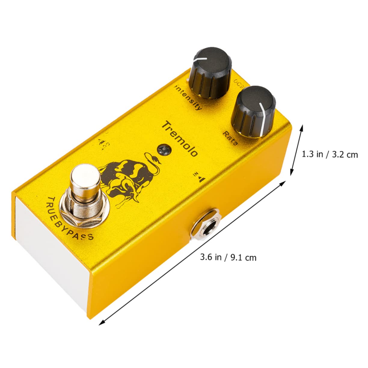 Abaodam 2 Pezzi Amplificatore Pedale Effetti Chitarra Singolo Blocco Pedale Effetto Bypass Amplificatore Valvolare