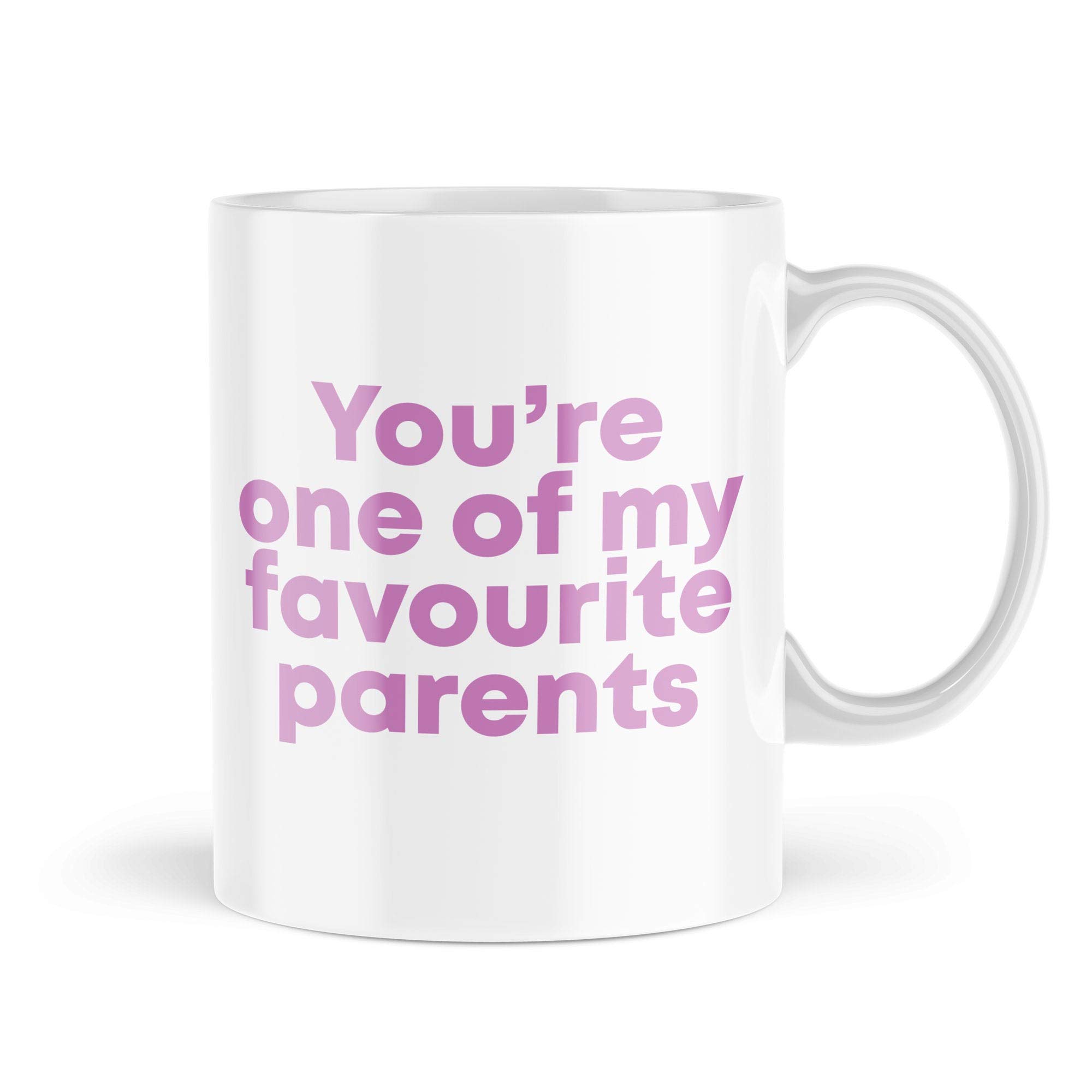 Mother's Day Gifts | One of My Favourite Parents | Birthday Mugs from The Kids Celebration Mug | Gifts for Mum Parent Mother | Cup - Mbh871