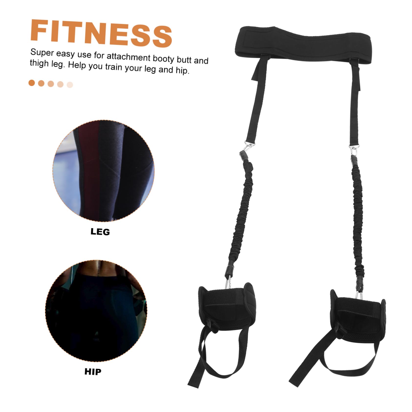 Yardwe Kit Di Fasce Di Resistenza Per Il Fitness Cavigliere E Vita Per Attrezzature Da Allenamento Indoor