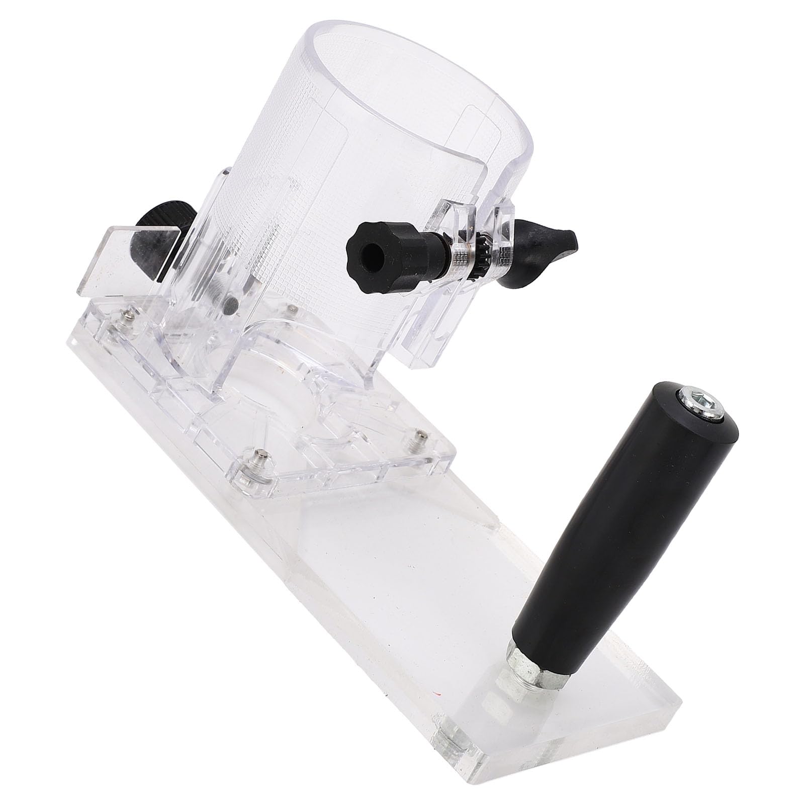 Escudo protector para herramientas eléctricas Base de recortadora de carpintería de plástico duradero transparente Accesorio de grado profesional para máquinas de corte y pr