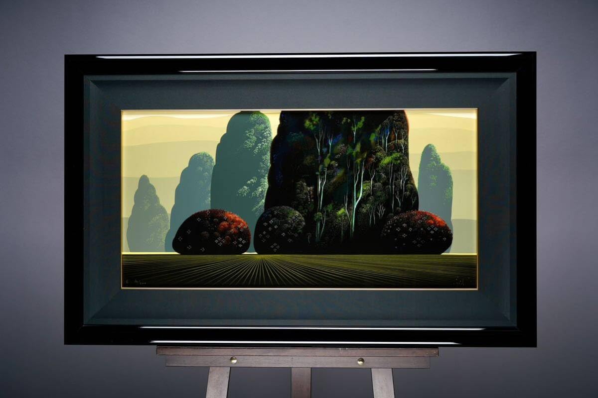 Amazon.co.jp: 真作 アイベンアール EYVIND EARLE「オータム 