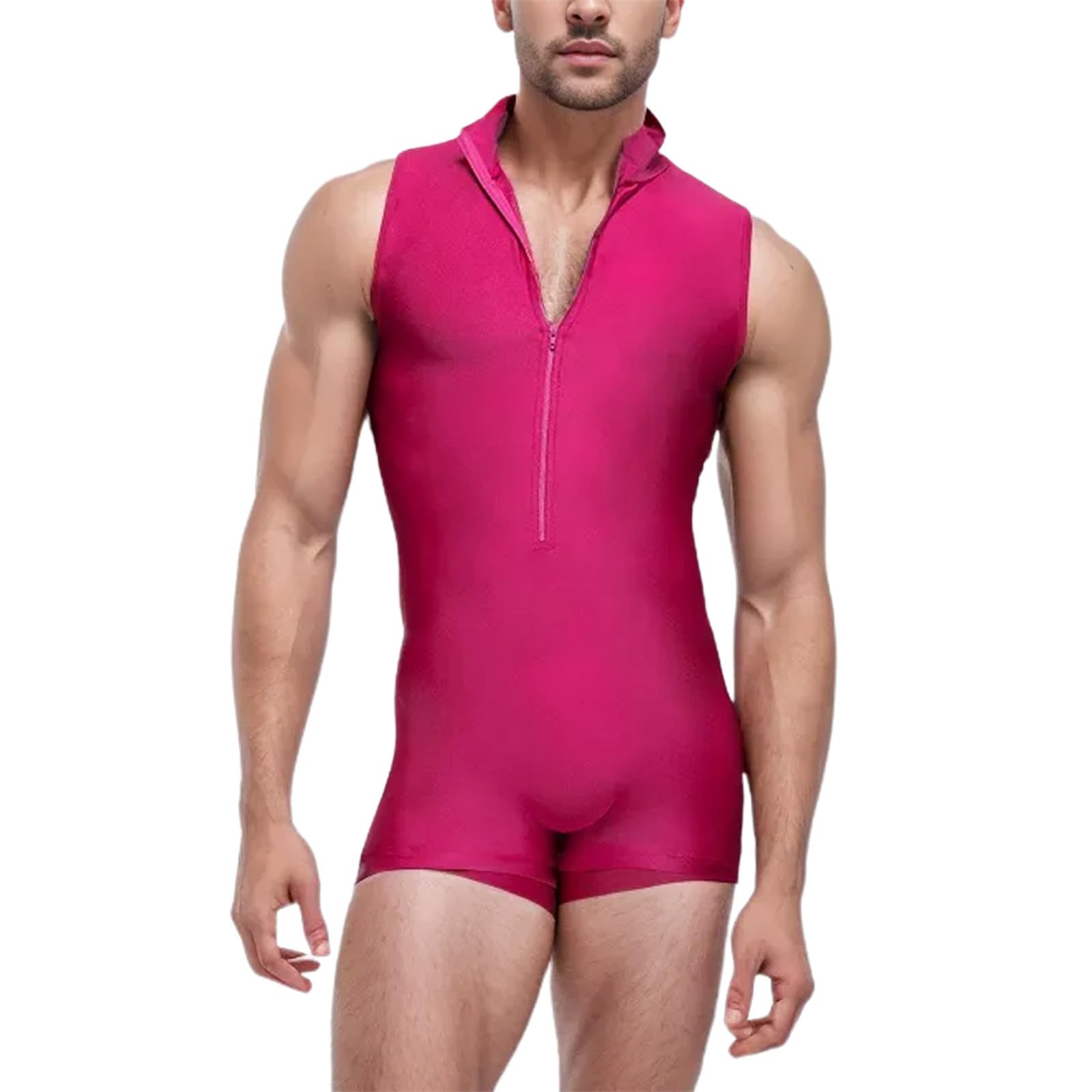 AIEOE Men's Boxer Overalls Sports Stretch Comfortable One